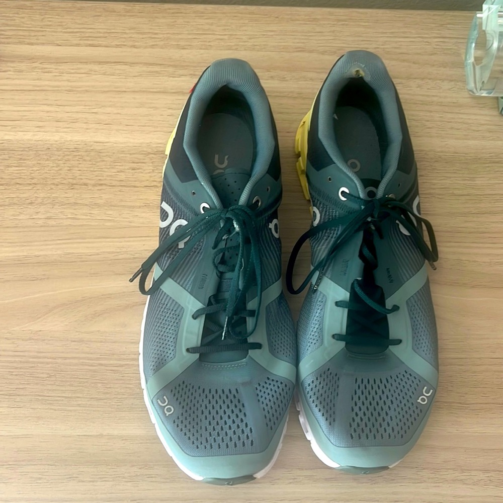 On running shoes. Lightly used.